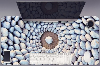 Skrivbordsunderlägg En cirkel av stenar