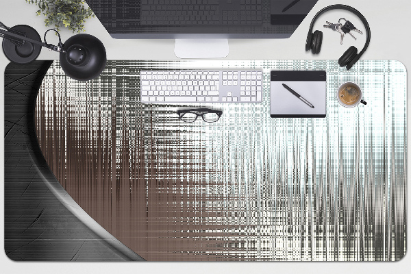 Skrivbordsunderlägg Silverabstraktion