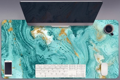 Skrivbordsunderlägg Turkos marmor