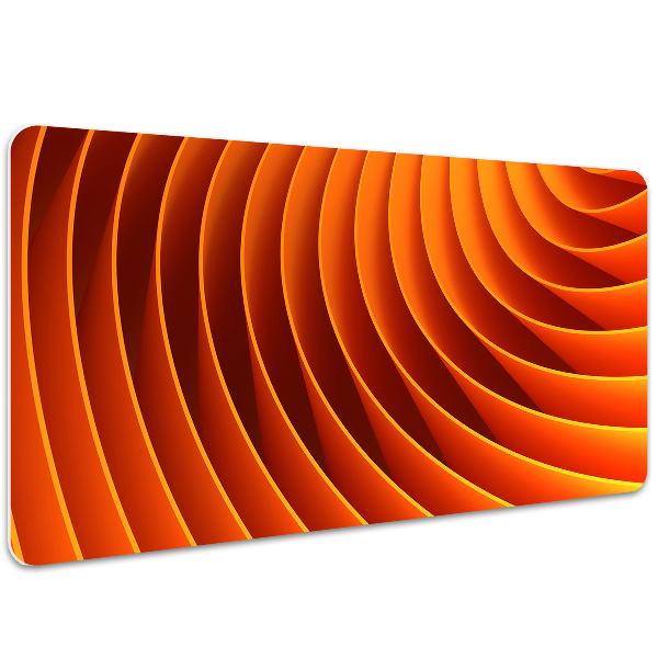 Skrivbordsunderlägg Orange vågor
