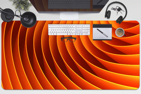 Skrivbordsunderlägg Orange vågor