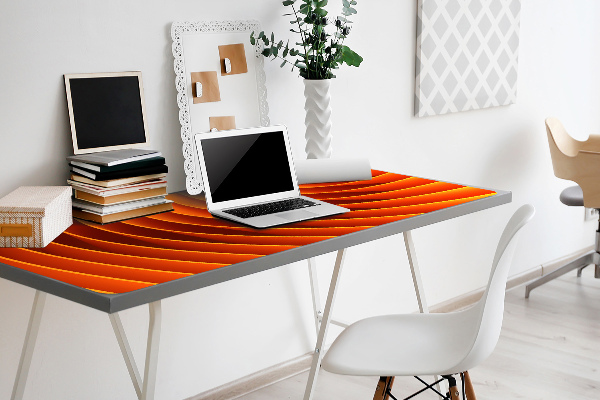 Skrivbordsunderlägg Orange vågor