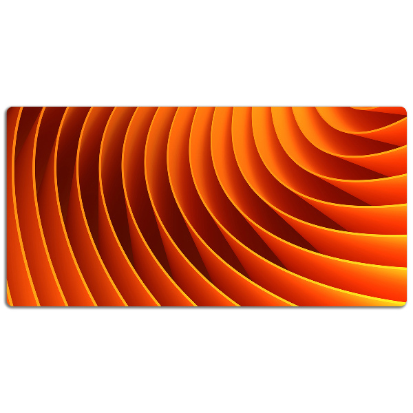 Skrivbordsunderlägg Orange vågor