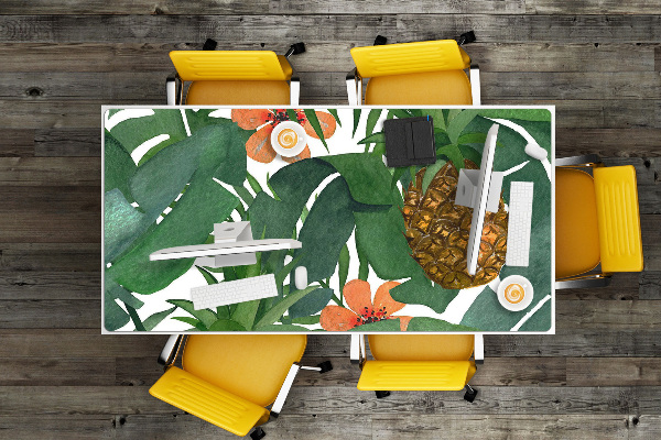 Skrivbordsmatta Tropisk ananas