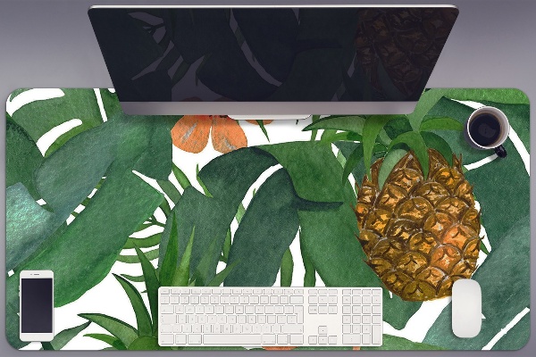 Skrivbordsmatta Tropisk ananas