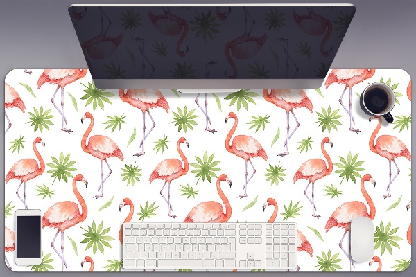 Skrivbordsmatta Flamingos