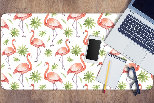 Skrivbordsmatta Flamingos