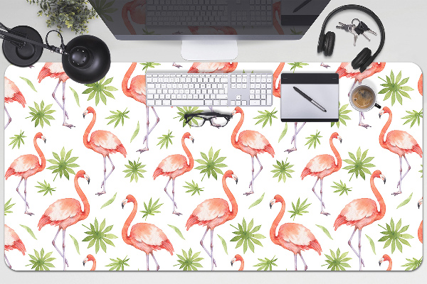 Skrivbordsmatta Flamingos