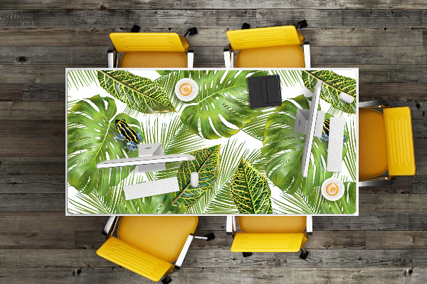 Skrivbordsmatta Groda på ett blad