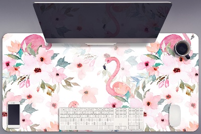 Skrivbordsmatta Flammande blommor