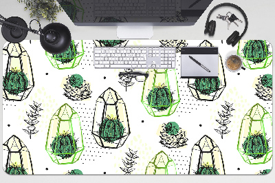 Skrivbordsmatta Kaktus i de fasta ämnena