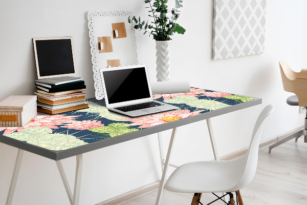 Skrivbordsmatta Kaktusblommor