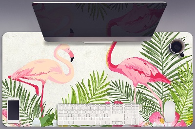Skrivbordsmatta Två flamingos