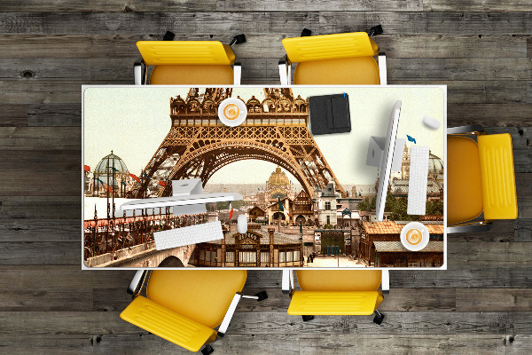 Skrivbordsmatta Eiffel retro torn
