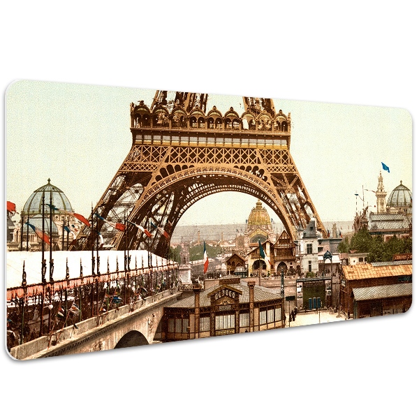 Skrivbordsmatta Eiffel retro torn