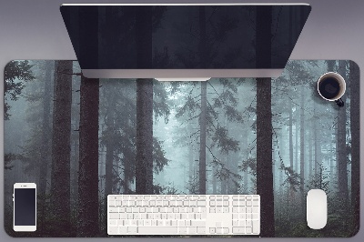 Skrivbordsmatta Dimmig skog