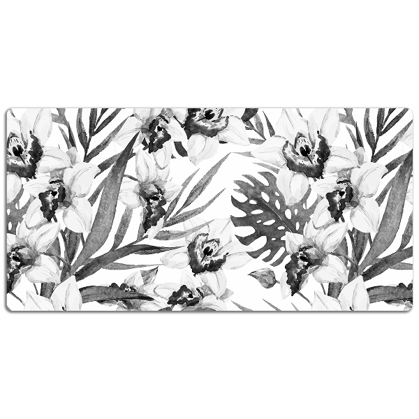Skrivbordsunderlägg Blad och blommor
