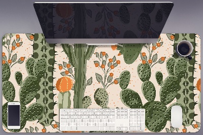 Skrivbordsunderlägg Orange kaktus