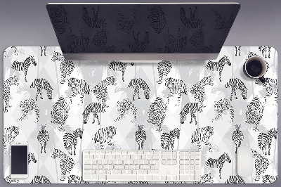 Skrivbordsunderlägg Tigrar och zebror