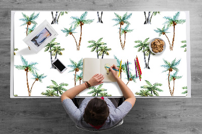 Skrivbordsunderlägg Palmväggmålning