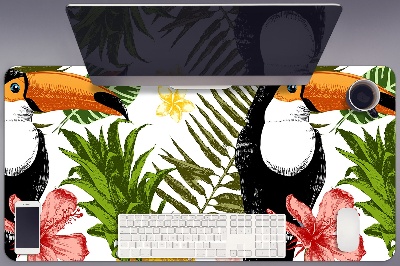 Skrivbordsunderlägg Tukan och ananas