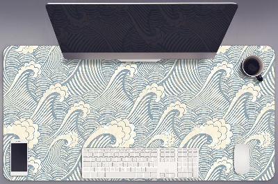 Skrivbordsunderlägg havsvågor