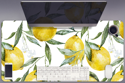 Skrivbordsunderlägg Målade citroner