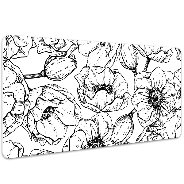 Skrivbordsunderlägg Blommig