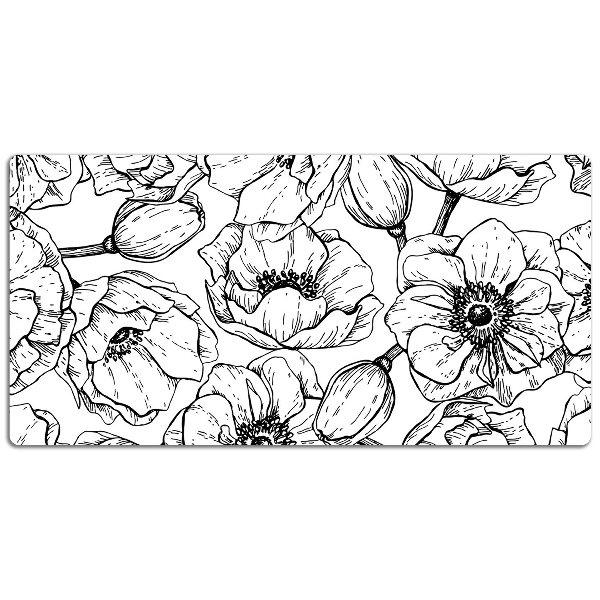 Skrivbordsunderlägg Blommig