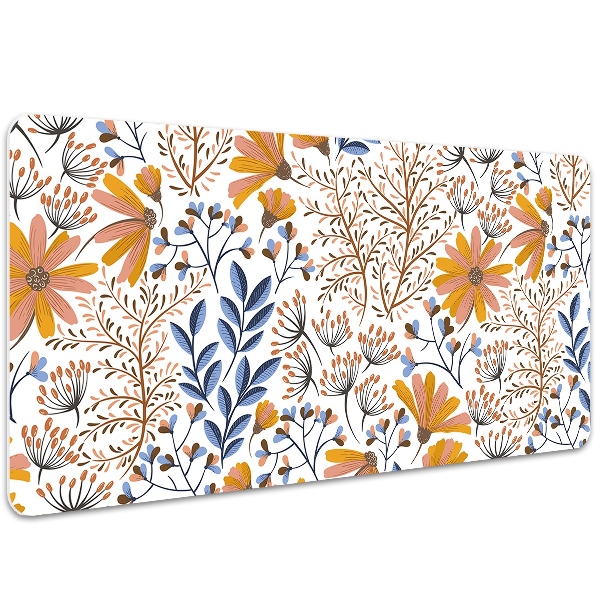 Skrivbordsunderlägg Målade blommor