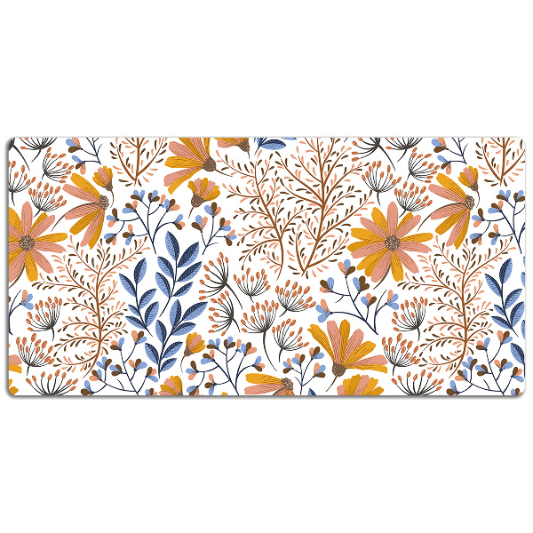 Skrivbordsunderlägg Målade blommor