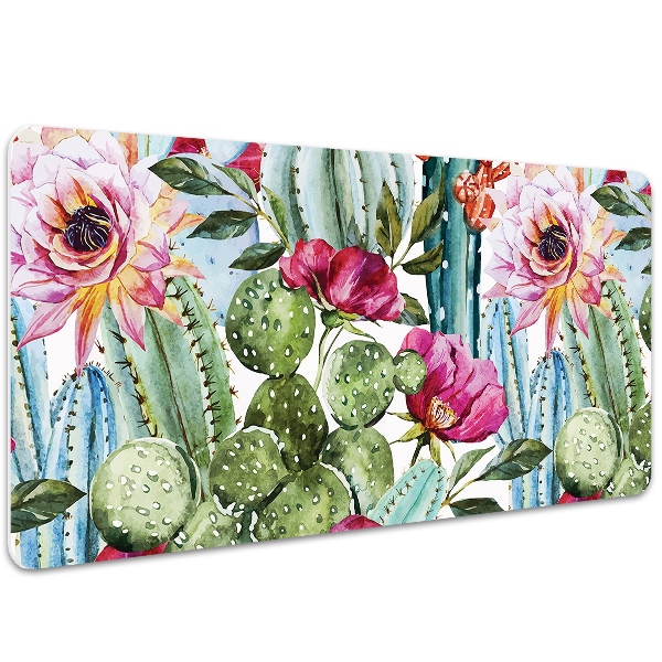 Skrivbordsunderlägg Kaktusblommor