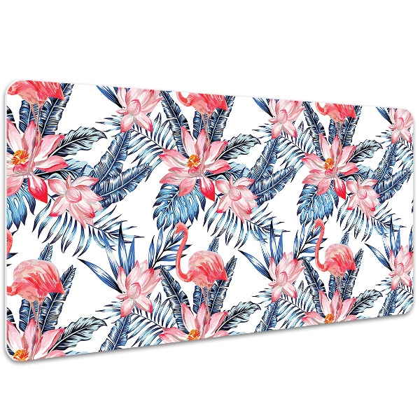 Skrivbordsunderlägg Målad flamingo