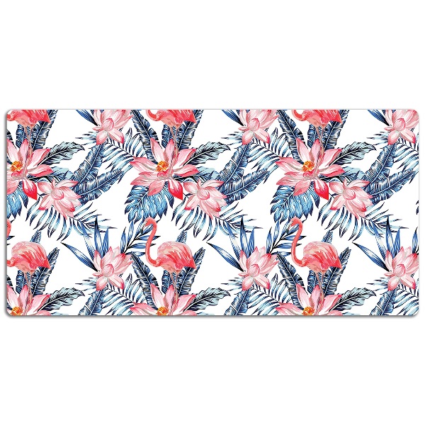 Skrivbordsunderlägg Målad flamingo