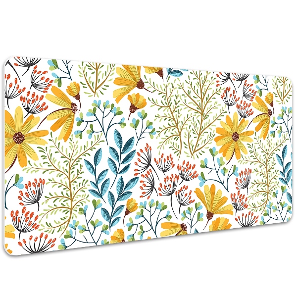 Skrivbordsunderlägg Blommig bild