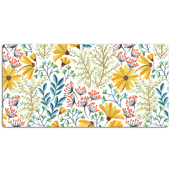 Skrivbordsunderlägg Blommig bild