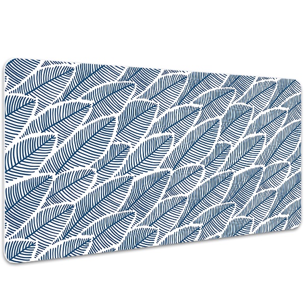 Skrivbordsunderlägg Blå blad