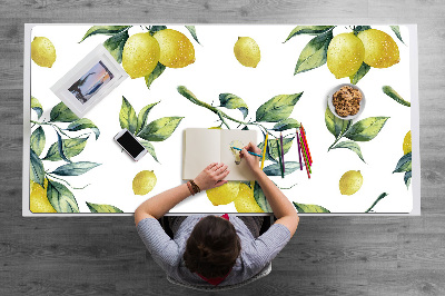 Skrivbordsunderlägg Gula citroner