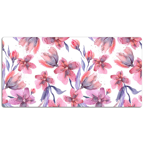 Skrivbordsunderlägg Pastellblommor