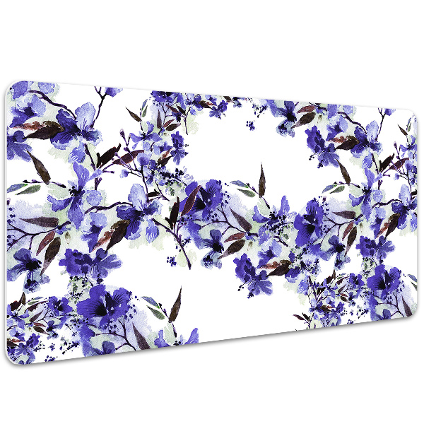 Skrivbordsunderlägg Blå blommor