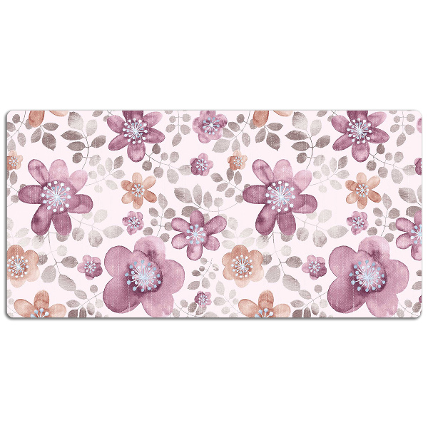 Skrivbordsunderlägg Rosa blommor