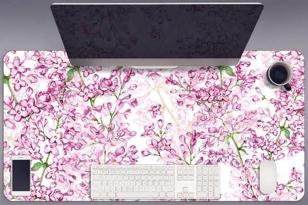 Skrivbordsunderlägg Lila blommor