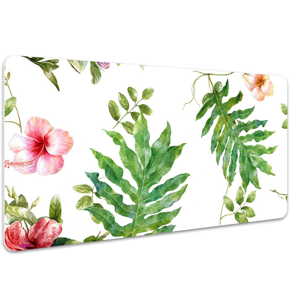 Skrivbordsunderlägg Blad och blommor