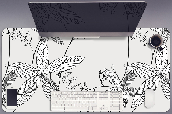 Skrivbordsunderlägg Doodle blommor