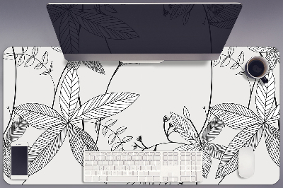 Skrivbordsunderlägg Doodle blommor
