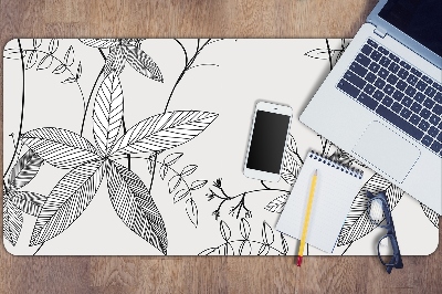Skrivbordsunderlägg Doodle blommor