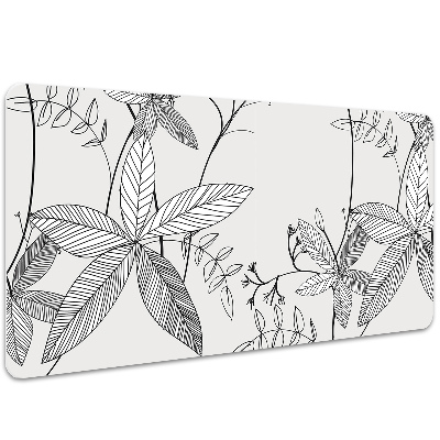 Skrivbordsunderlägg Doodle blommor