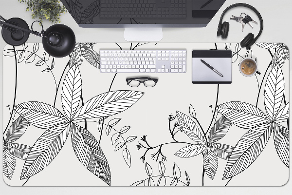Skrivbordsunderlägg Doodle blommor