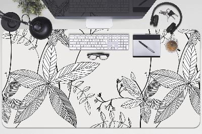 Skrivbordsunderlägg Doodle blommor