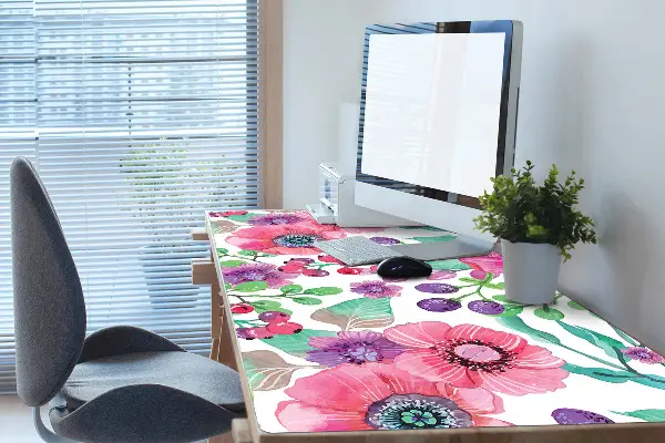 Skrivbordsunderlägg Blommor och bär